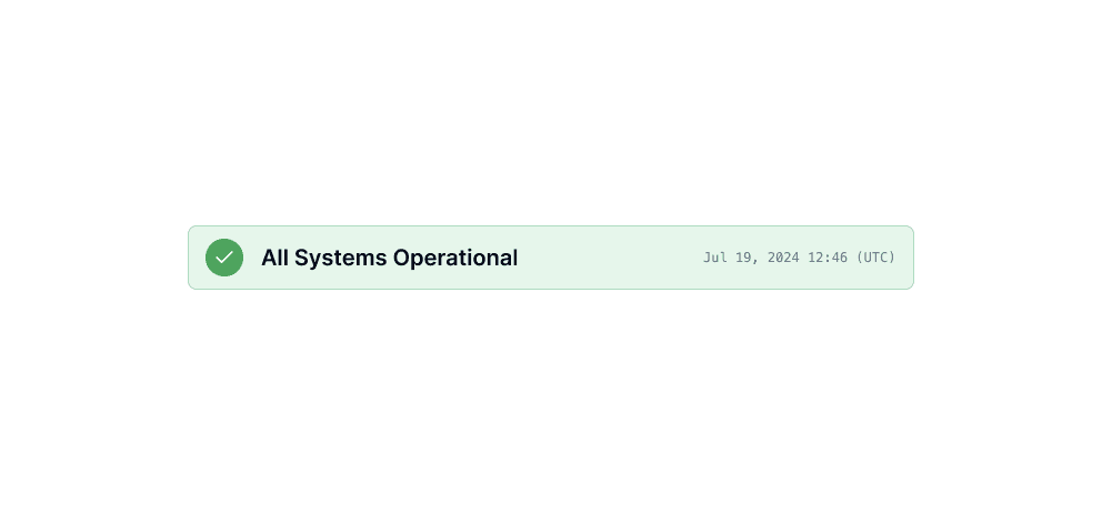 Status Page rework